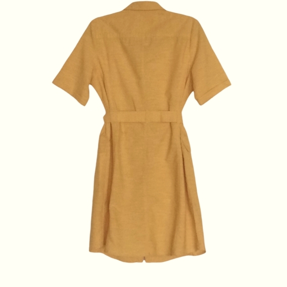 Sharagano Belted Shirt Dress Size 14 - Picture 2 of 4